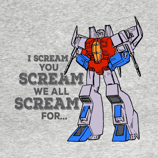 Transformers Starscream 80’s Retro Tee Decepticon by SubieDad